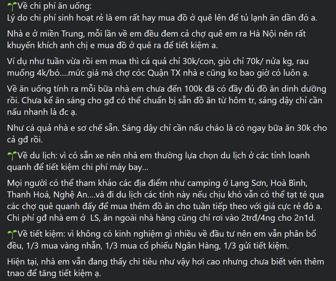 Gia đình 4 người ở Hà Nội, thu nhập 34 triệu, tháng nào cũng đi du lịch nhưng vẫn tiết kiệm được 10 triệu/tháng- Ảnh 2.