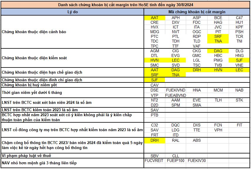 HoSE cắt margin thêm 3 mã chứng khoán, một cổ phiếu thép góp mặt- Ảnh 1.