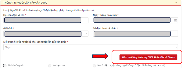 Hướng dẫn nộp hồ sơ đề nghị cấp thẻ Căn cước cho trẻ từ 6 đến dưới 14 tuổi qua Cổng DVC- Ảnh 10.