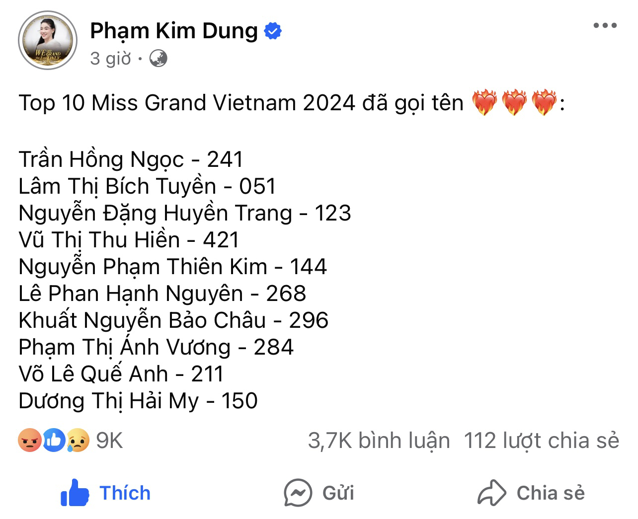 Lùm xùm đăng quang của Hoa hậu Võ Lê Quế Anh: Nhận bão phẫn nộ, trưởng BTC khóa bình luận!- Ảnh 5.