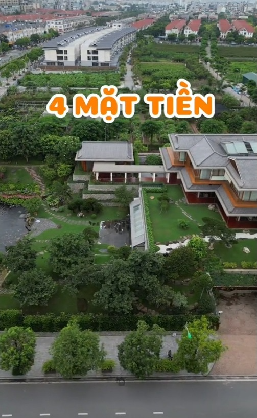 Choáng ngợp biệt phủ hơn 5.000m2 ở nội thành Hà Nội, gia chủ còn dành hẳn khu đất 7.000m2 phía sau để 