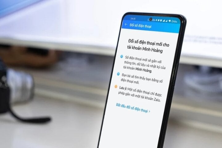 Hướng dẫn cách chuyển tài khoản Zalo sang số điện thoại khác- Ảnh 1.