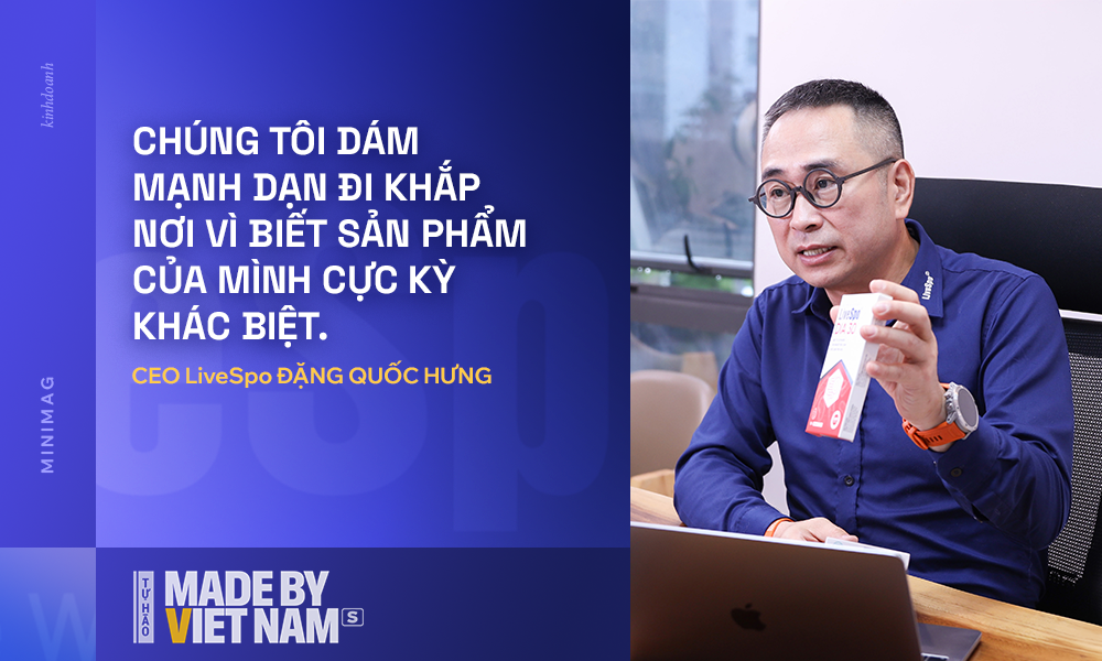 CEO LiveSpo: Tự hào vì sản phẩm công nghệ sinh học đột phá 