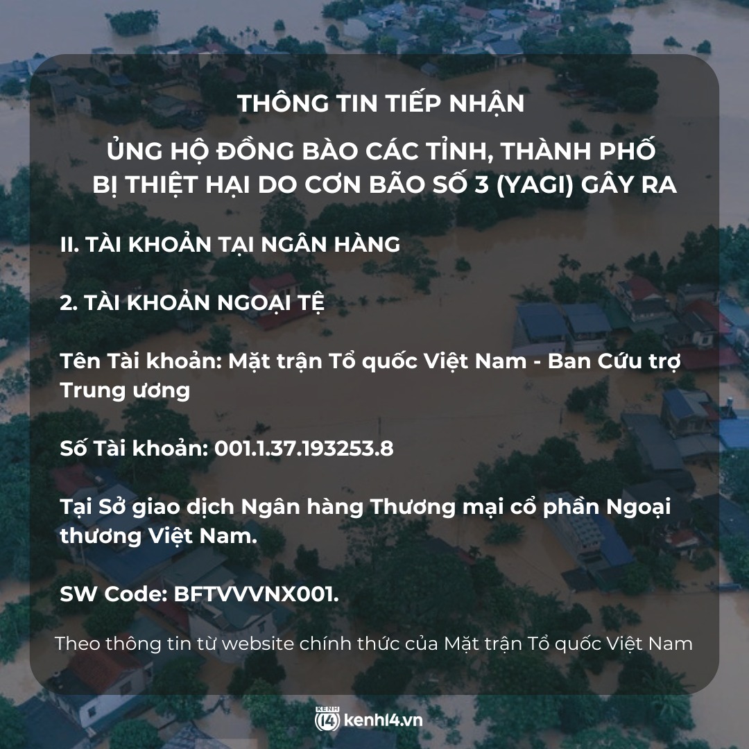 Muốn hỗ trợ đồng bào bị thiên tai, quyên góp qua những số tài khoản nào?- Ảnh 5.