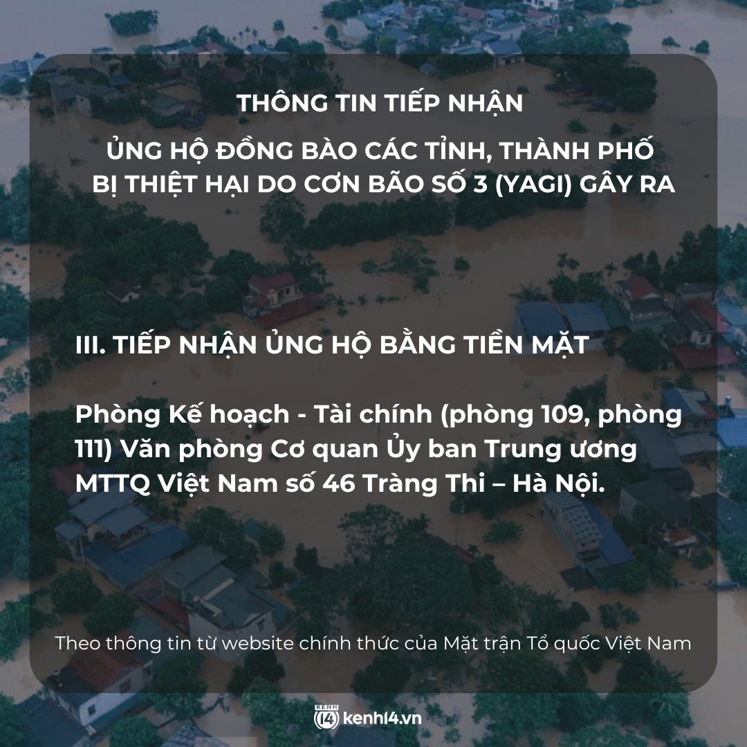 Muốn hỗ trợ đồng bào bị thiên tai, quyên góp qua những số tài khoản nào?- Ảnh 6.