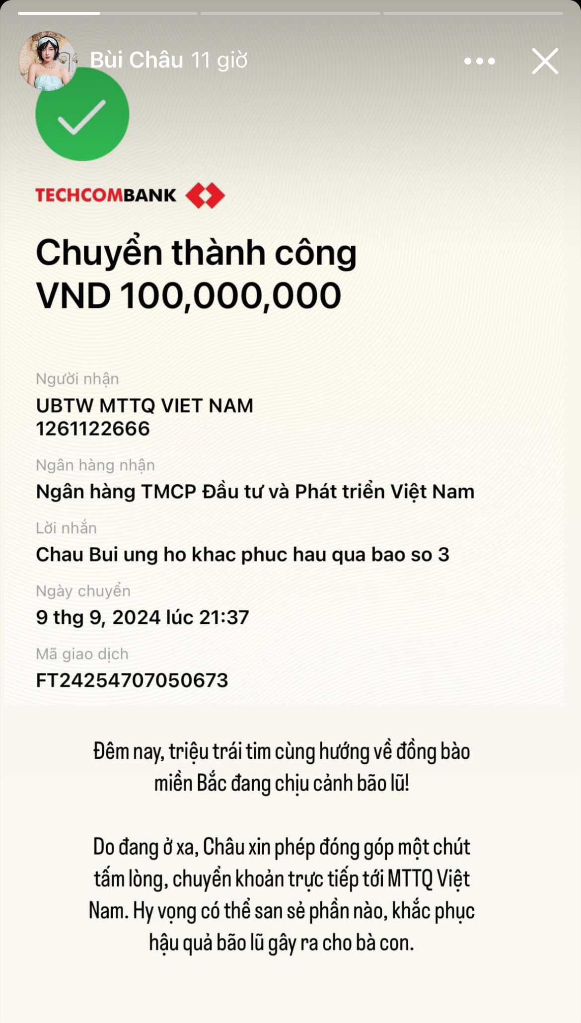 Thêm hơn 30 sao Việt đồng lòng đóng góp hàng tỷ đồng hỗ trợ bà con vùng bão lũ- Ảnh 23.