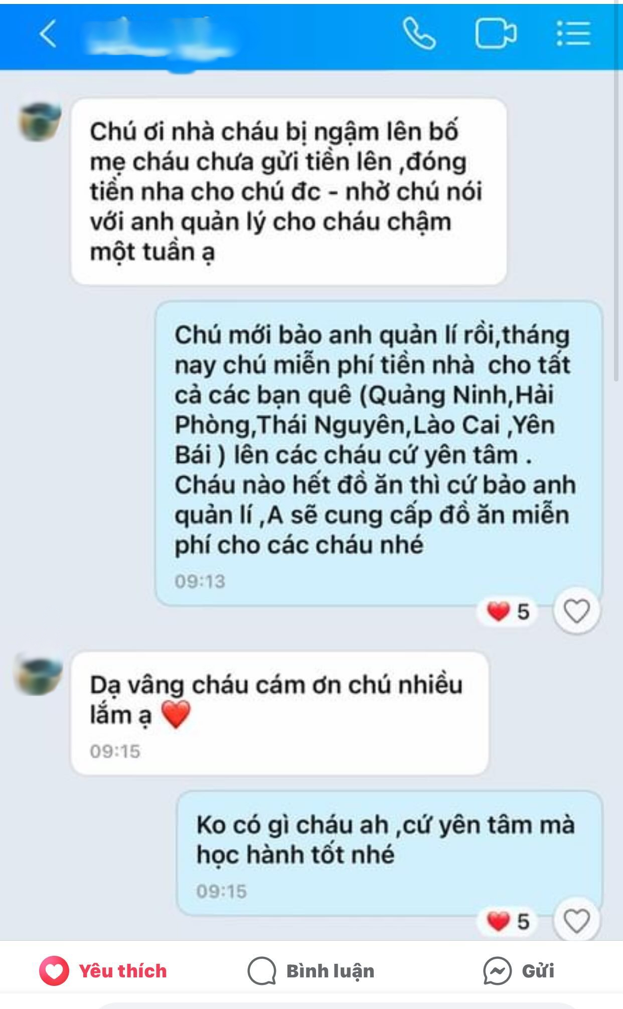 Câu trả lời của chủ trọ khi nữ sinh quê Yên Bái xin đóng tiền nhà chậm vài ngày trở thành tâm điểm trên mạng- Ảnh 5.