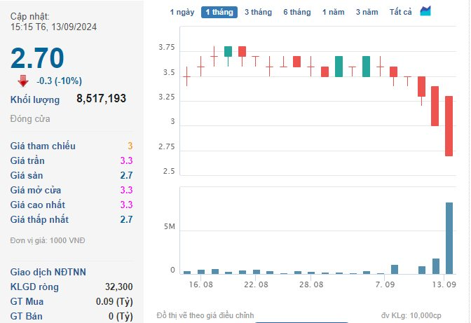 Cổ phiếu Danh Khôi (NRC) của Chủ tịch Lê Thống Nhất bị nhà đầu tư bán tháo- Ảnh 1.