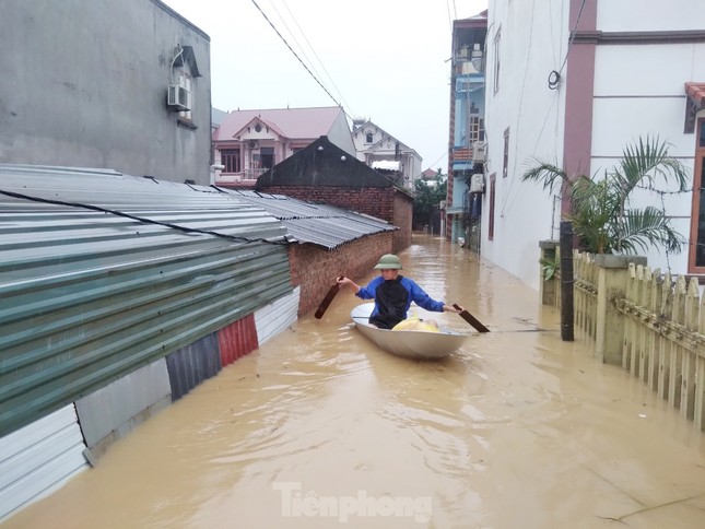 Lũ sông Cầu ở Bắc Ninh sắp chạm kỷ lục 53 năm- Ảnh 1.