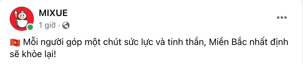 Tiếp nối KATINAT, MIXUE ủng hộ khắc phục thiên tai 2 tỷ đồng, thương hiệu cùng nhà Phê La đóng góp nửa tỷ- Ảnh 1.