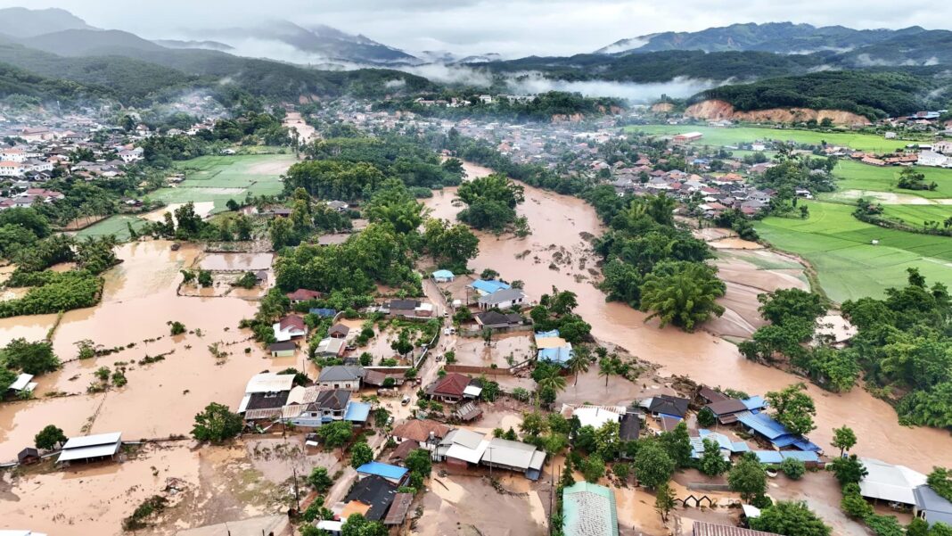 Myanmar, Thái Lan, Lào chiến đấu với lũ lụt hậu bão Yagi- Ảnh 19.