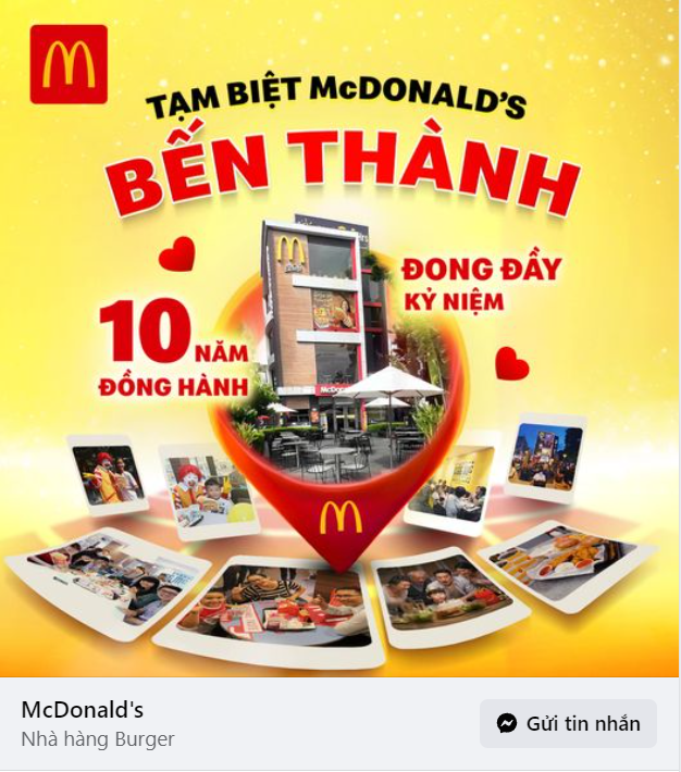 McDonald’s bất ngờ đóng cửa chi nhánh Bến Thành sau 10 năm hoạt động- Ảnh 1.