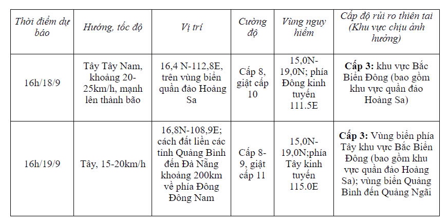 Áp thấp cách quần đảo Hoàng Sa 620km, giật cấp 9- Ảnh 2.