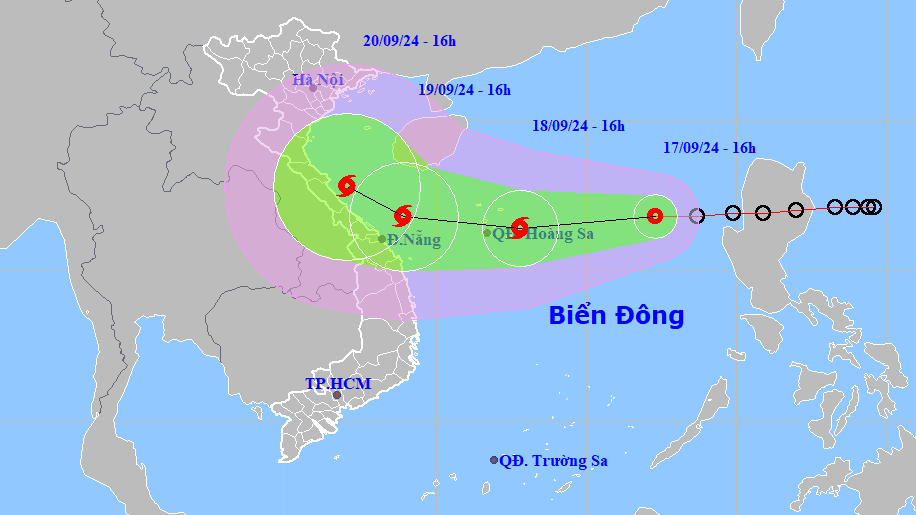 Áp thấp cách quần đảo Hoàng Sa 620km, giật cấp 9- Ảnh 1.