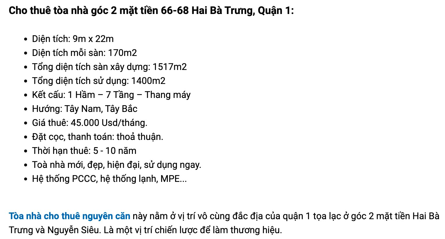 "Soi" mặt bằng trụ sở công ty của Thái Công tại quận 1 đang rao cho thuê giá 1,1 tỷ đồng/tháng có gì?- Ảnh 4.