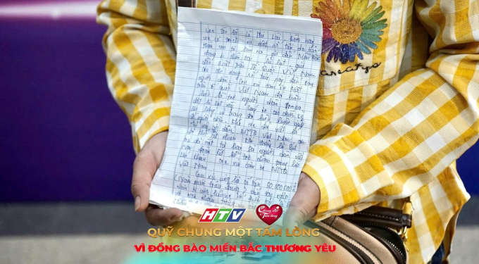 Lá thư tay xúc động và 50 triệu tiền dành dụm của cô gái nghèo gửi đồng bào: “Con đã khóc rất nhiều”- Ảnh 3.