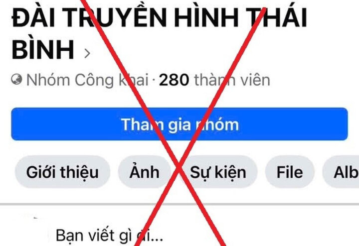 Xử lý người lập nhóm Facebook giả mạo Đài Phát thanh và Truyền hình Thái Bình- Ảnh 1.