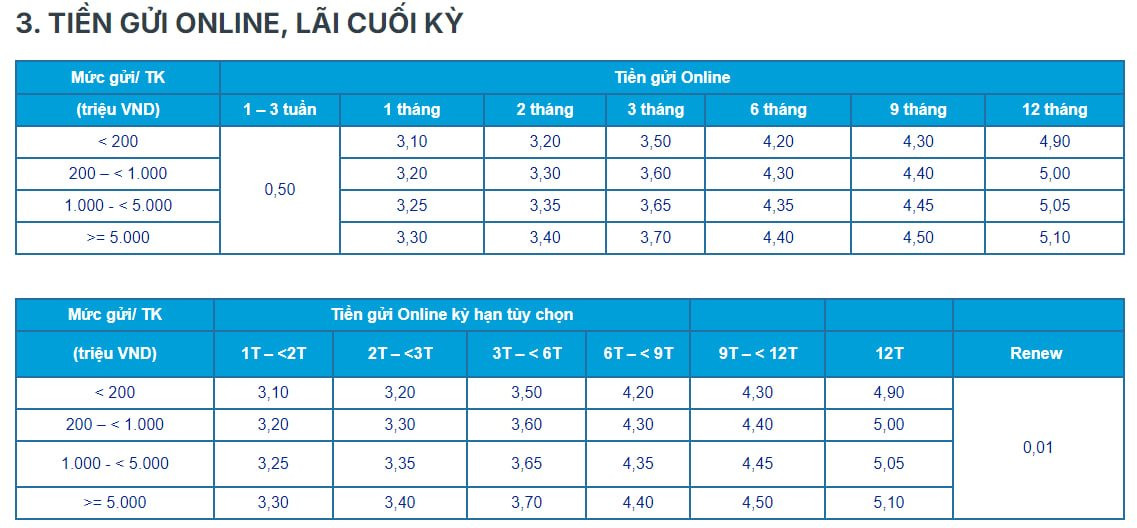 Lãi suất ngân hàng ACB mới nhất tháng 10/2024: Gửi online 12 tháng có lãi suất tốt nhất- Ảnh 3.