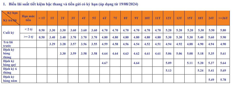 Lãi suất ngân hàng SHB mới nhất tháng 9/2024: Mức cao nhất dành cho kỳ hạn 36 tháng- Ảnh 1.