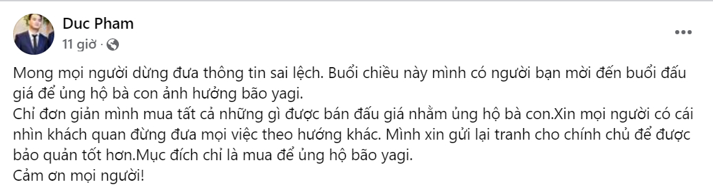 Chồng cũ tiết lộ về "bữa ăn thân mật" với Diệp Lâm Anh sau màn đấu giá thành công tranh của vợ cũ- Ảnh 2.