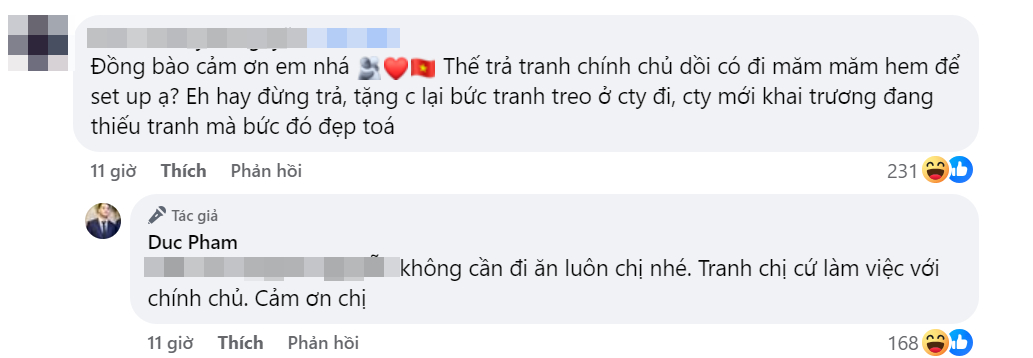 Chồng cũ tiết lộ về "bữa ăn thân mật" với Diệp Lâm Anh sau màn đấu giá thành công tranh của vợ cũ- Ảnh 1.