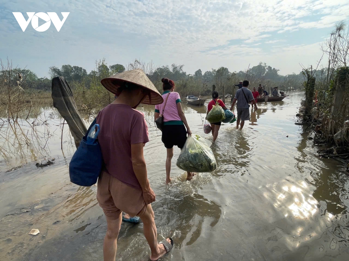 Cuộc sống khốn khó của người dân bãi giữa sông Hồng (Hà Nội) sau lũ lụt- Ảnh 5.