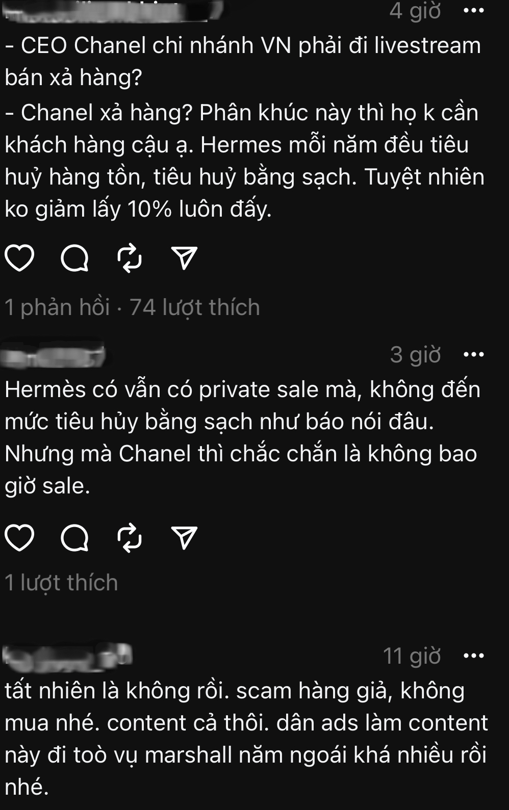 Chanel Việt Nam xả kho sập sàn vì ngập? Hài vậy mà cũng tin- Ảnh 4.