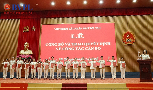 Bổ nhiệm 7 lãnh đạo, quản lý cấp Vụ và 18 Kiểm sát viên cao cấp- Ảnh 6.