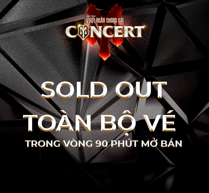 Concert "Anh trai vượt ngàn chông gai" quá hot: Sold-out toàn bộ vé chỉ sau 90 phút!- Ảnh 1.