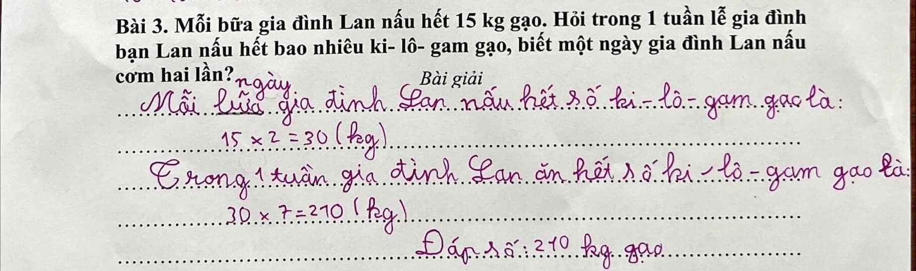 Những bài toán khiến phụ huynh 'cười ra nước mắt' ngay sau khi đọc đề- Ảnh 1.