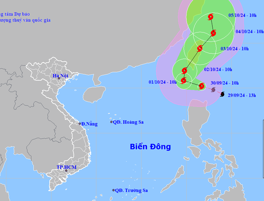 Bão Krathon giật trên cấp 17 sẽ vào Biển Đông- Ảnh 1.