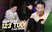 Về Hải Dương thăm cụ bà 123 tuổi vẫn minh mẫn: Tóc đen bóng, răng rụng lại mọc và đặc biệt kiêng một loại nước chấm