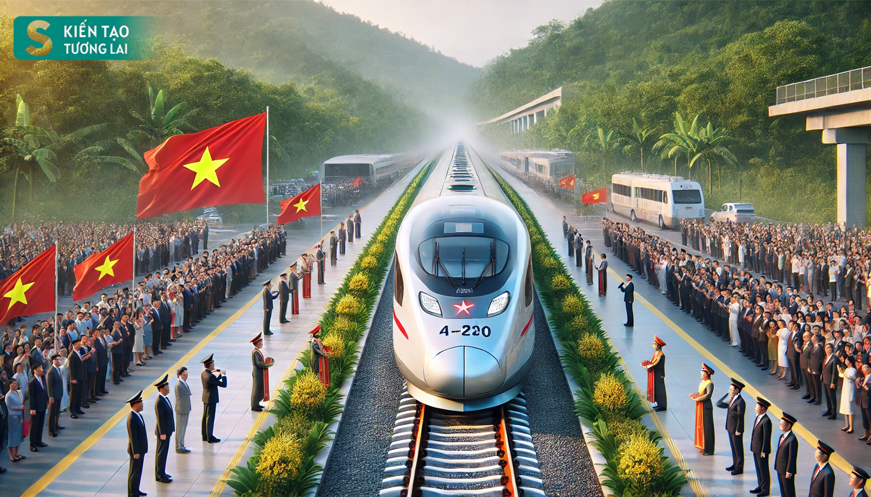 Giấc mơ ăn sáng Hà Nội, ăn trưa TP.HCM bằng đường sắt 350km/h trị giá 70 tỷ USD: "Thời điểm đã chín muồi"- Ảnh 1.