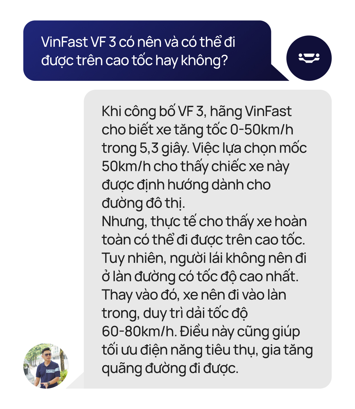 [Trên Ghế 10] Hỏi nhanh đáp gọn VinFast VF 3: Ai nên mua, sạc bao lâu, đi bao xa, thay được xe máy và dễ lật không?- Ảnh 8.