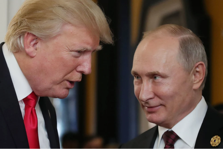 Ông Trump phản ứng ra sao khi Tổng thống Nga Putin tuyên bố ủng hộ bà Harris?- Ảnh 1.