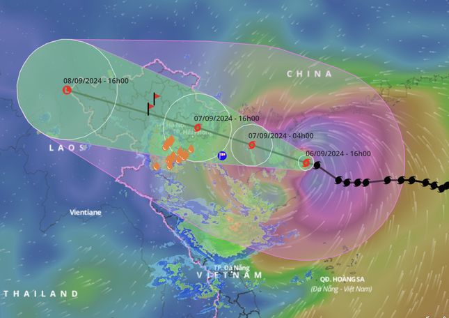 Bão YAGI đang diễn biến theo kịch bản rất xấu- Ảnh 1.