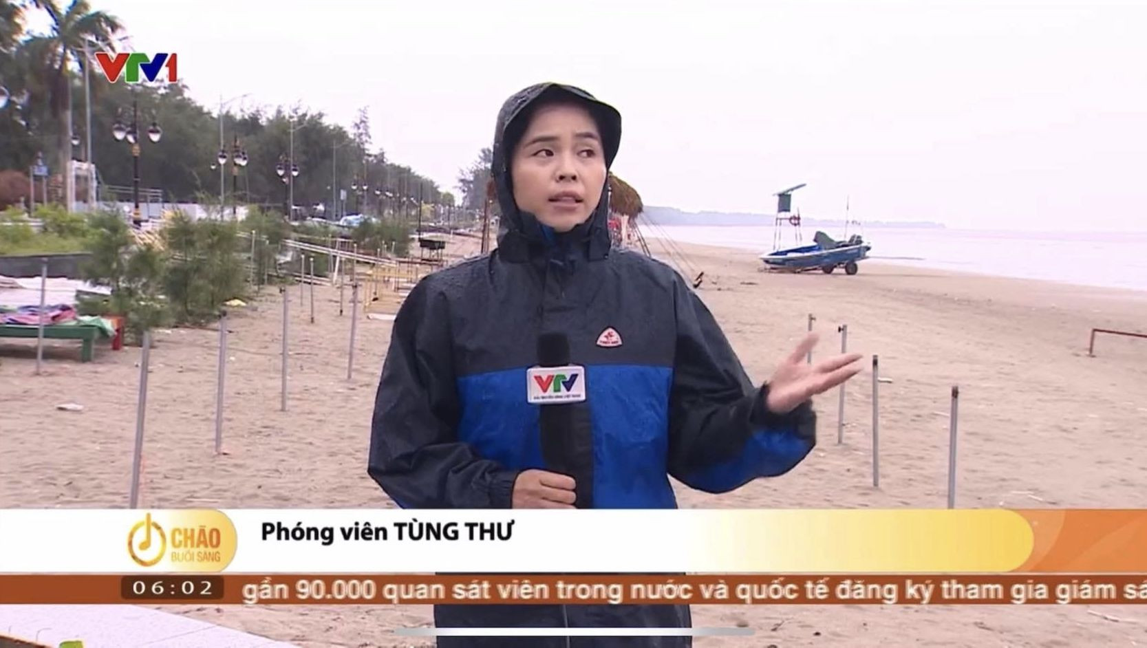 Chân dung nữ phóng viên VTV bám trụ ở đảo Cô Tô, dũng cảm tác nghiệp giữa bão Yagi- Ảnh 5.