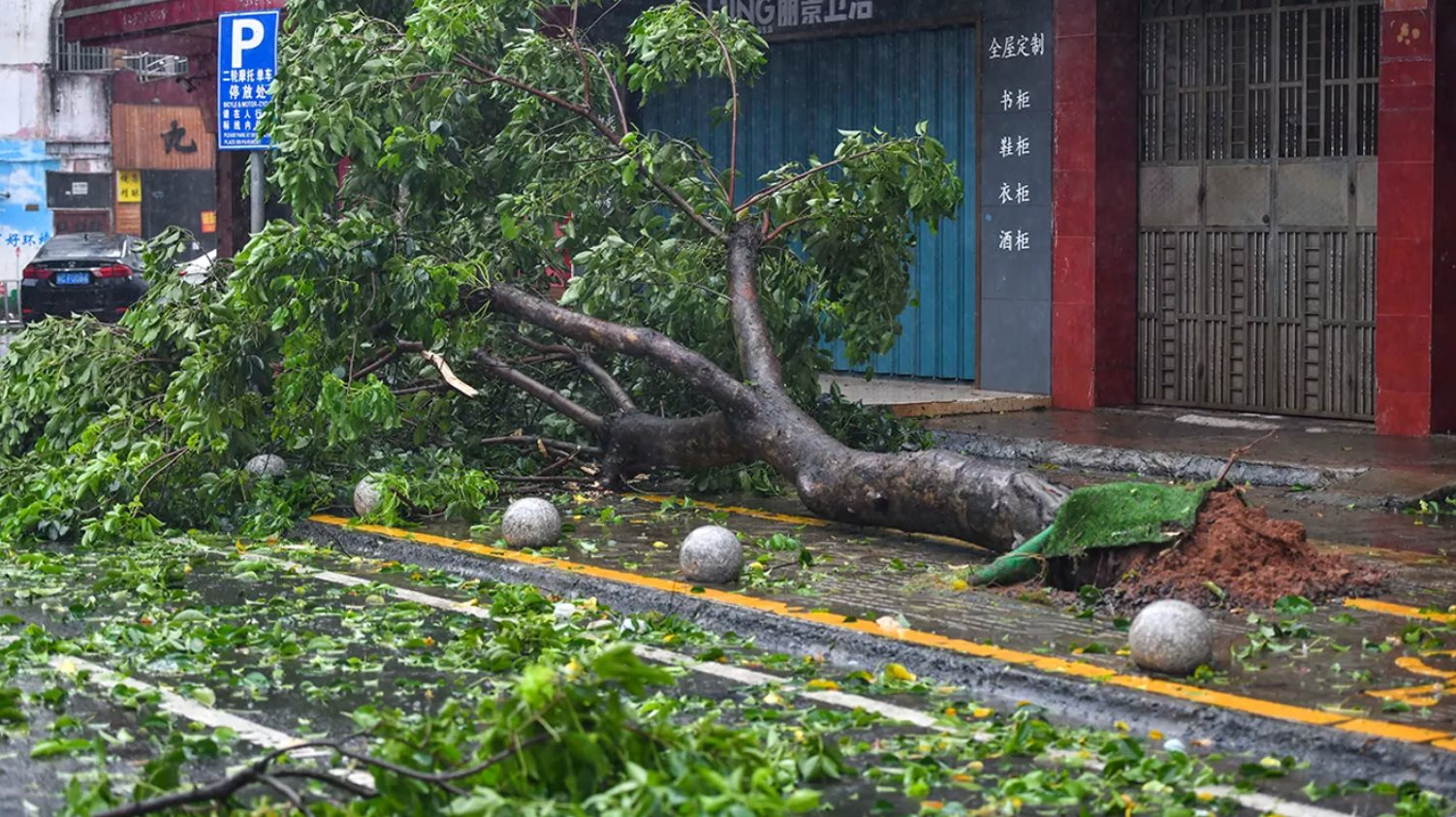 Cận cảnh siêu bão Yagi càn quét Trung Quốc: Đu quay khổng lồ chao đảo như đồ chơi trẻ con, không phải tự dưng mà cả triệu người phải sơ tán- Ảnh 6.