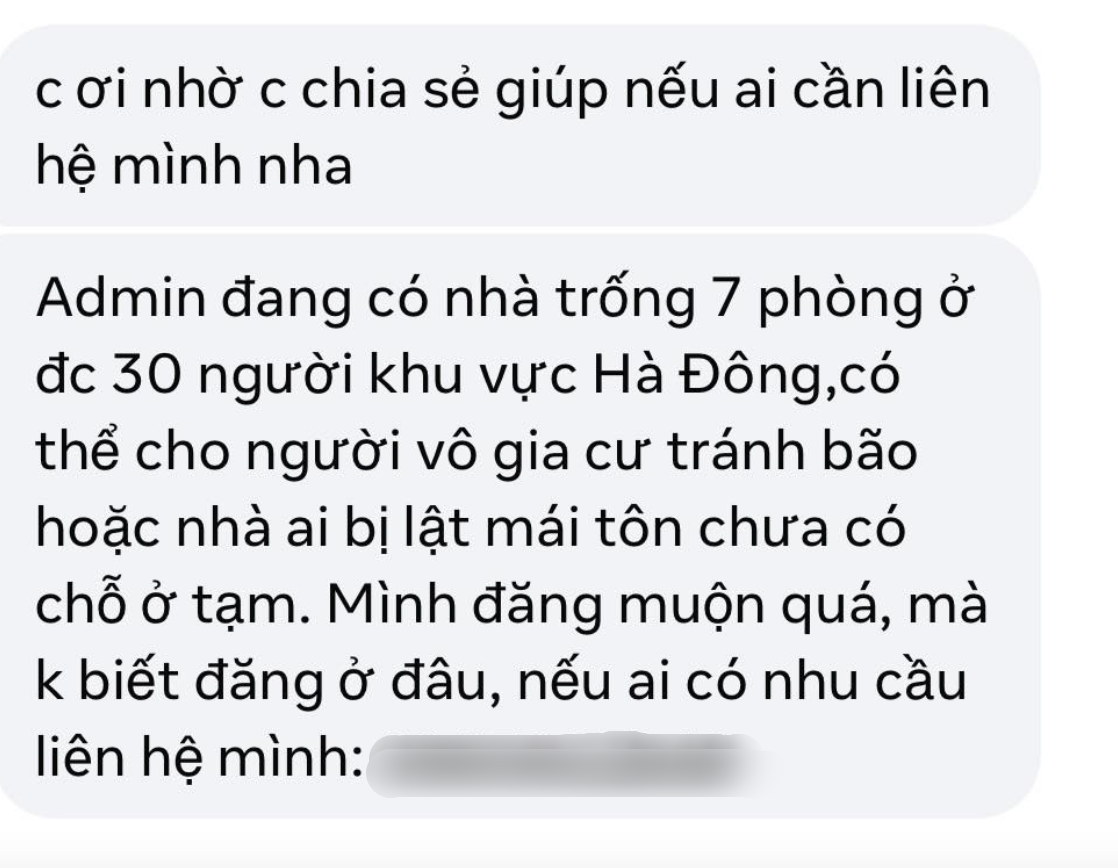 Ngoài trời gió mưa, lòng người ấm áp: Chủ căn chung cư rộng 100m2, mua chưa kịp ở ra thông báo gây sốt- Ảnh 7.