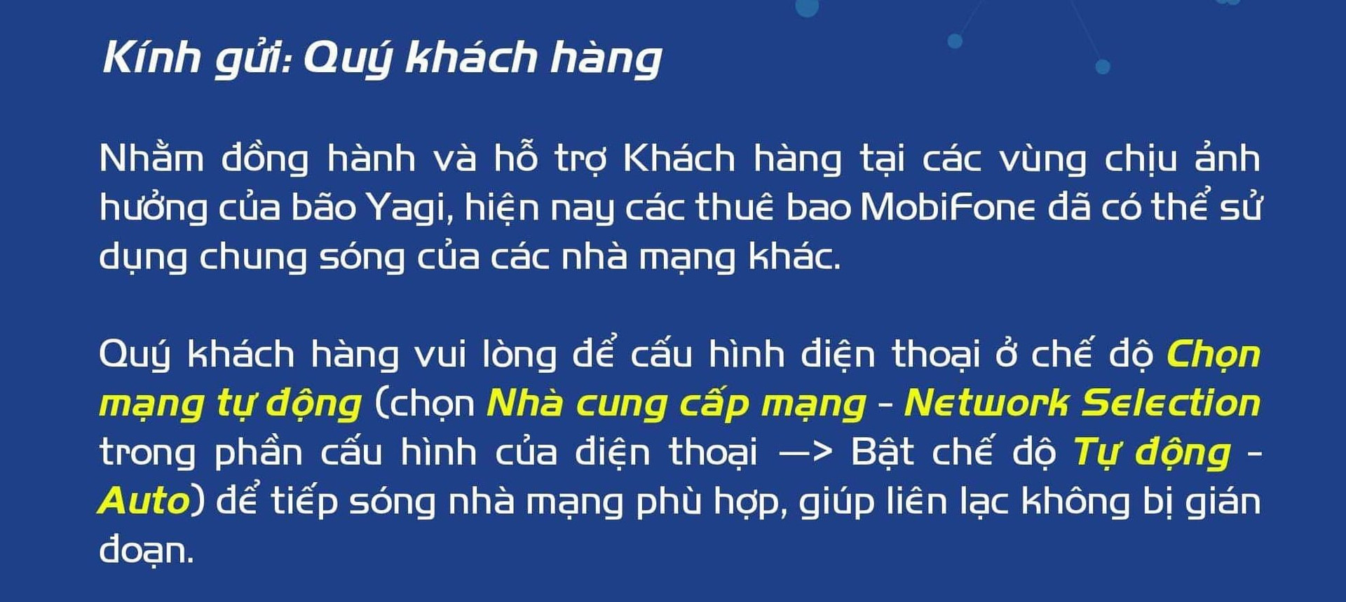 Không để chính quyền, người dân mất liên lạc: Nhà mạng “liên thông” sóng di động, ứng phó bão Yagi- Ảnh 1.