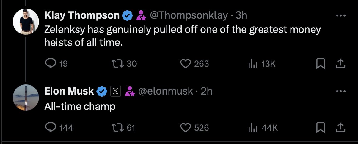 Sau một động thái của chính quyền Biden, Elon Musk nói Tổng thống Zelensky là “Quán quân mọi thời đại”- Ảnh 1. Sau một động thái của chính quyền Biden, Elon Musk nói Tổng thống Zelensky là “Quán quân mọi thời đại”- Ảnh 1.