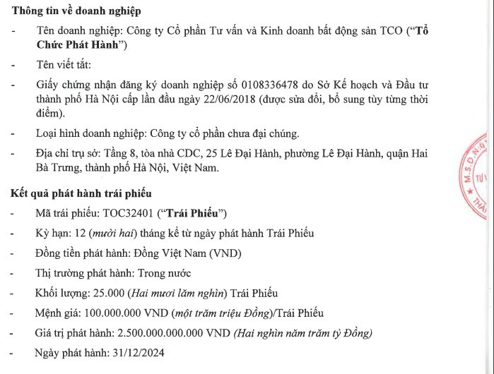 2.500 tỷ đồng trái phiếu vừa “chảy” về một công ty địa ốc kín tiếng phía Bắc- Ảnh 2.