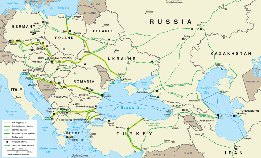 Ukraine không thể dừng vận chuyển dầu Nga sang châu Âu- Ảnh 1.