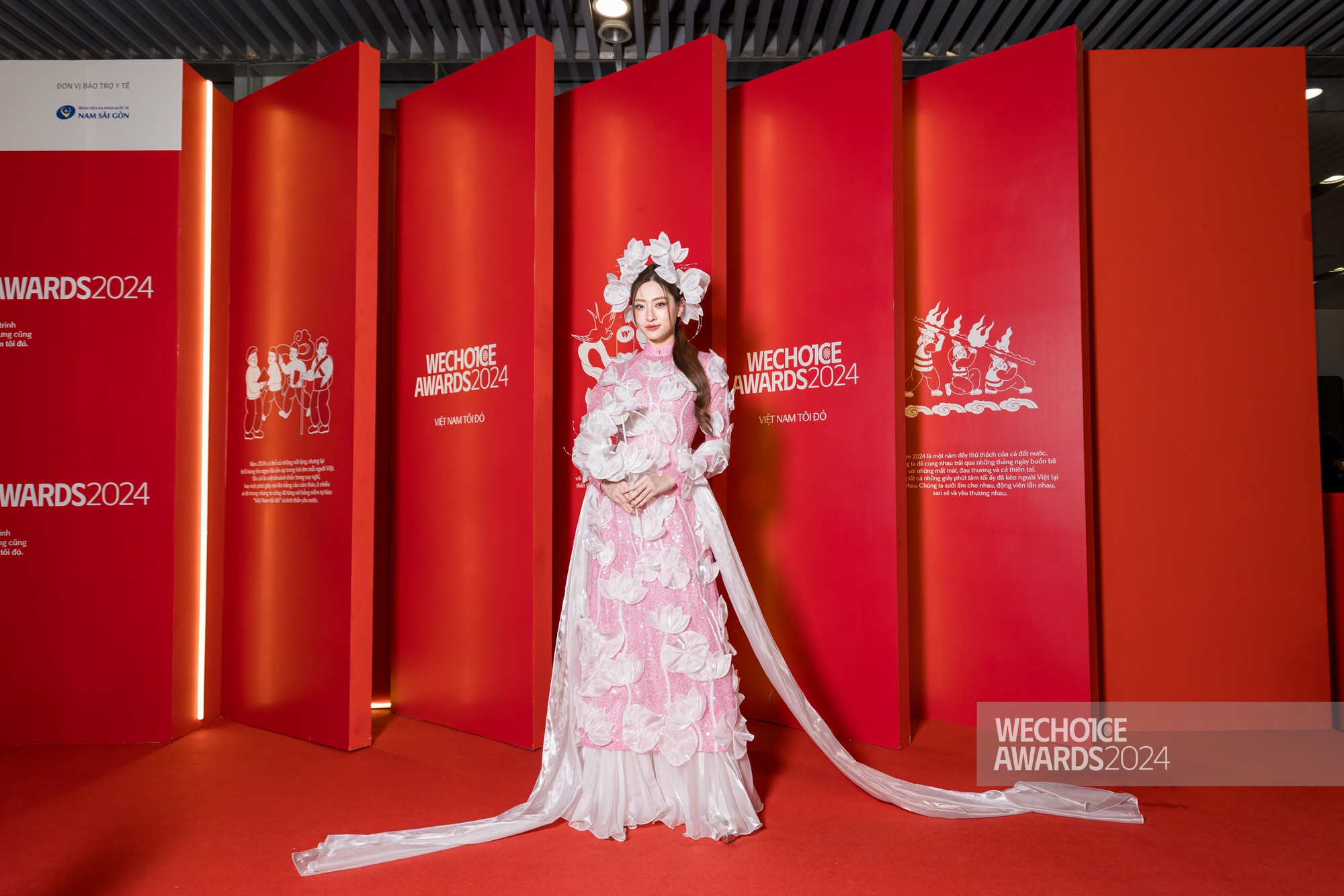 Hội mỹ nhân diện áo dài đọ sắc tại WeChoice Awards 2024: Chi Pu xinh bất chấp, Phương Anh Đào "lẻ bóng" vẫn cực nổi bật!- Ảnh 7.