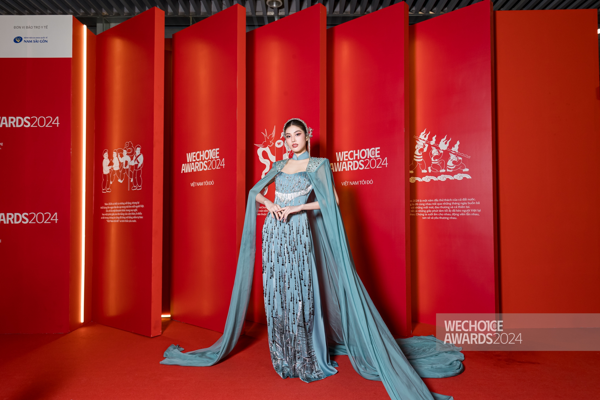 Hội mỹ nhân diện áo dài đọ sắc tại WeChoice Awards 2024: Chi Pu xinh bất chấp, Phương Anh Đào "lẻ bóng" vẫn cực nổi bật!- Ảnh 5.