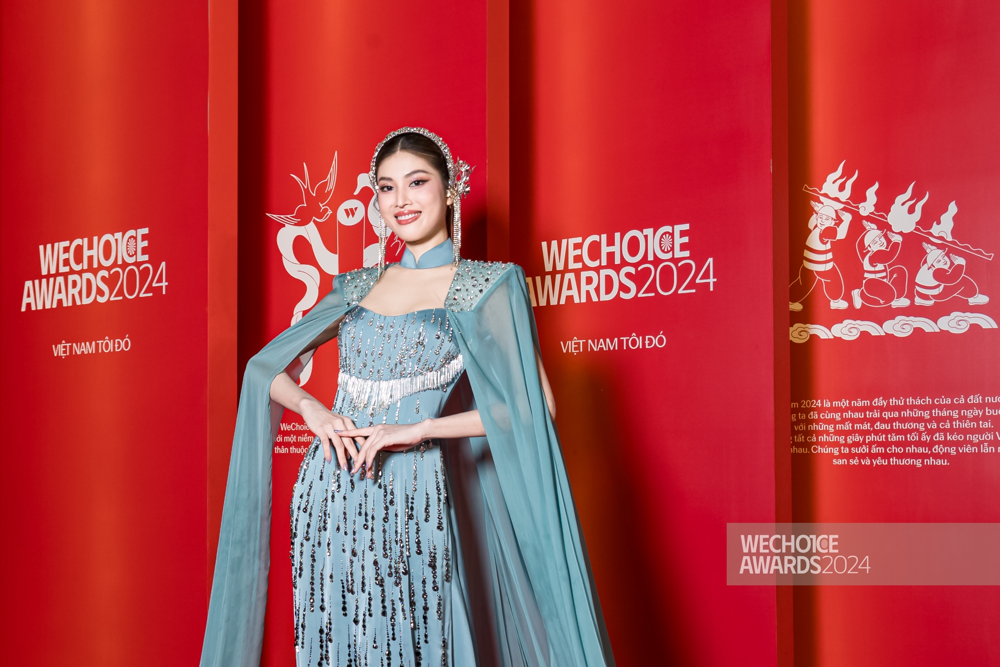 Hội mỹ nhân diện áo dài đọ sắc tại WeChoice Awards 2024: Chi Pu xinh bất chấp, Phương Anh Đào "lẻ bóng" vẫn cực nổi bật!- Ảnh 6.