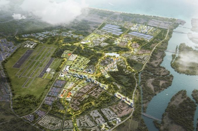 "Ông lớn" T&T đề xuất tổ hợp đô thị sân bay, công nghiệp hàng không 3.400ha ở Quảng Trị: Quy hoạch lấy ý tưởng "phượng hoàng cất cánh" chia thành 8 tiểu khu với 5 khu chức năng và 3 đô thị ở- Ảnh 1.