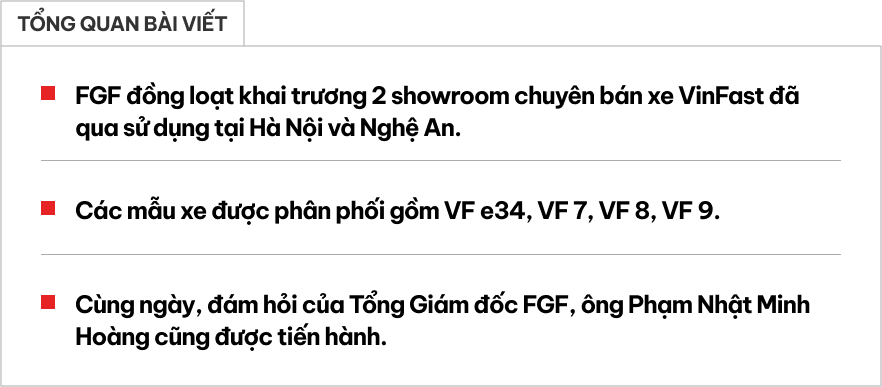 Ngày đẹp của FGF: TGĐ làm đám hỏi với Á hậu Phương Nhi, 2 showroom đầu tiên đồng loạt khai trương- Ảnh 1.