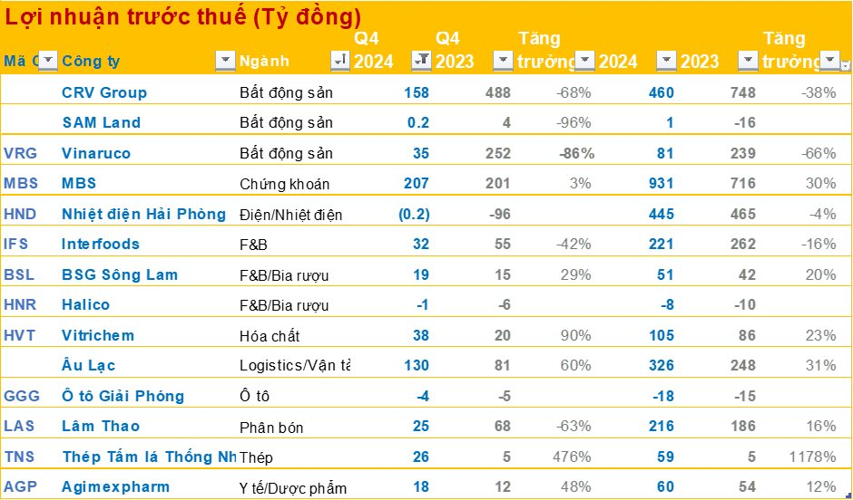 BCTC quý 4/2024 chiều ngày 16/1: DN thép đầu tiên công bố BCTC báo lãi năm 2024 tăng 12 lần, công ty của nữ đại gia Ngô Thu Thúy báo lãi kỷ lục- Ảnh 1.