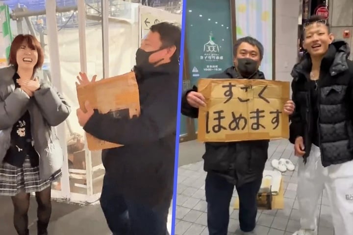 'Ông chú' mắc nợ kiếm 1,6 triệu đồng mỗi ngày nhờ khen người lạ trên phố- Ảnh 1.
